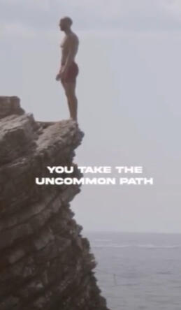 You take the uncommon path